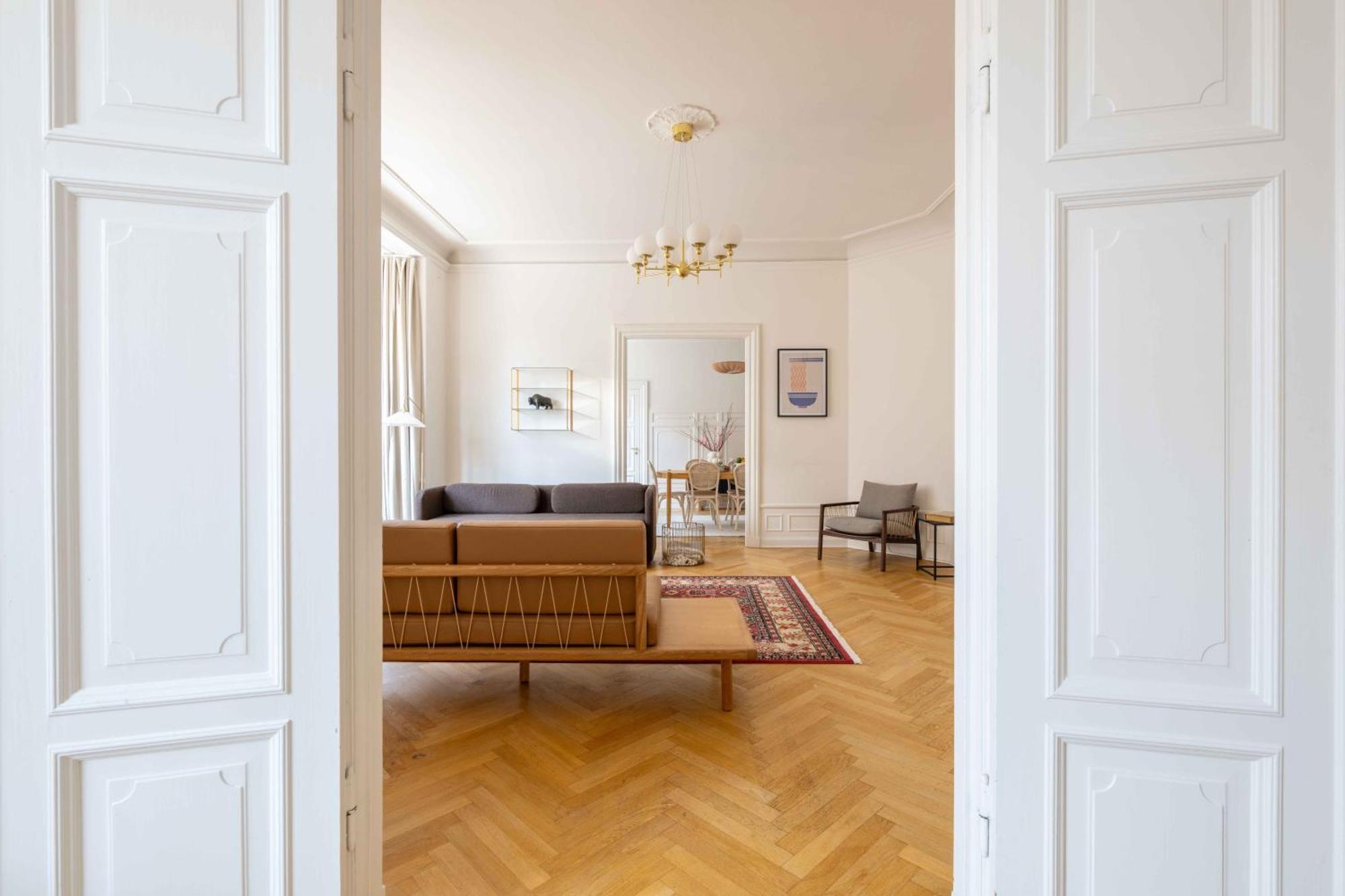 Lovely 3Br Manor Apartment 5 Min From Tivoli Gardens Copenhagen Exterior photo